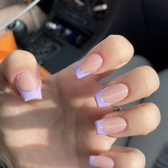 Royal Nail Spa - just after i got them done!!! OBSESSED!! - Nail Salons Near Me - Clarksville, Tennessee