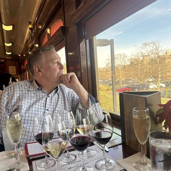 Napa Valley Wine Train - Taking in the views - New American Near Me - Napa, California