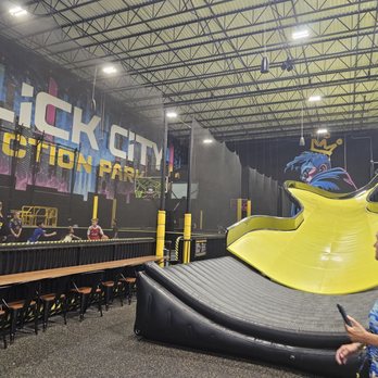 Slick City Action Park - Slick City basketball & wave slide - Amusement Parks Near Me - Brownsburg, Indiana