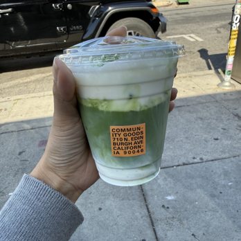 Community Goods - Matcha Einspanner - Coffee & Tea Near Me - Los Angeles, California Community Goods - Matcha Einspanner - Coffee & Tea Near Me - Los Angeles, California