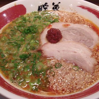 Ramen Danbo - Negi-goma rekka ramen (thick, extra firm noodles with strong broth and medium spiciness) $12.95. Tasted good!!! - Ramen Near Me - Seattle, Washington