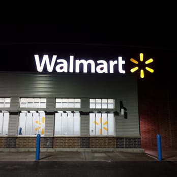 Walmart - the front of a walmart store at night - Department Stores Near Me - Bloomington, Minnesota
