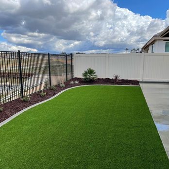 All Terrain Landscaping - a fenced in yard - Landscape Architects or Designers Near Me - Perris, California