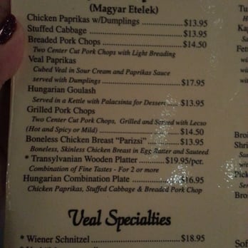 Hungarian Rhapsody - Dinner menu 8/2015 - Hungarian Near Me - Southgate, Michigan Hungarian Rhapsody - Dinner menu 8/2015 - Hungarian Near Me - Southgate, Michigan