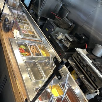 Harrell's Hot Dogs + Cold Cones - Service line choose your condiments - Hot Dogs Near Me - Winter Garden, Florida