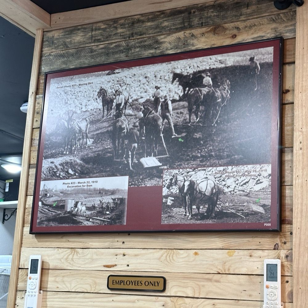 Lock 19 - Decorated with pictures on loan from the Hamilton-Keokuk Dam museum. Pictures of Lock and Dam 19 in Keokuk being built! - Burgers Near Me - Nauvoo, Illinois Lock 19 - Decorated with pictures on loan from the Hamilton-Keokuk Dam museum. Pictures of Lock and Dam 19 in Keokuk being built! - Burgers Near Me - Nauvoo, Illinois