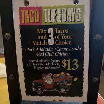 Nando's Mexican Cafe - Taco Tuesday specials - Mexican Near Me - Chandler, Arizona