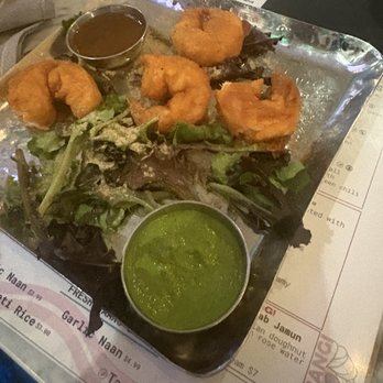 Firangi - Shrimp Pakora! Super tasty with 2 different sauces! - Indian Near Me - Escondido, California Firangi - Shrimp Pakora! Super tasty with 2 different sauces! - Indian Near Me - Escondido, California