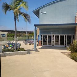 Ocean Air School - Bike parking in front of the school