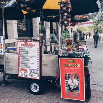 Ed The Hotdogger - a hot dog cart on the sidewalk - Street Vendors Near Me - Phoenix, Arizona