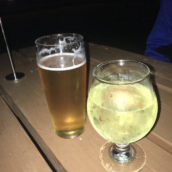 Railhead Brewing Company - a glass of beer and a glass of lemonade - Pizza Near Me - Hornell, New York Railhead Brewing Company - a glass of beer and a glass of lemonade - Pizza Near Me - Hornell, New York