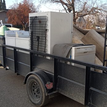 Vernon Eco Property Care - a truck loaded with appliances - Junk Removal & Hauling Near Me Vernon Eco Property Care - a truck loaded with appliances - Junk Removal & Hauling Near Me