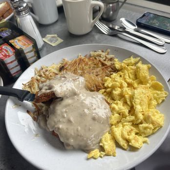 Think Cafe - country fried chicken with eggs - New American Near Me - San Pedro, California