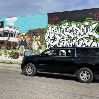 Breaking Bad RV Tours - Luigis ride and some art that's self explanatory. - Tours Near Me - Albuquerque, New Mexico