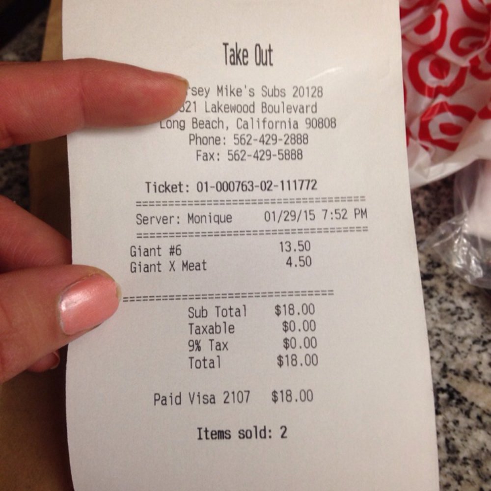 Jersey Mike's Subs - Over priced!! - Sandwiches Near Me - Long Beach, California Jersey Mike's Subs - Over priced!! - Sandwiches Near Me - Long Beach, California
