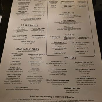 El Gaucho Vancouver - Menu (Feb 2026) - Steakhouses Near Me - Vancouver, Washington