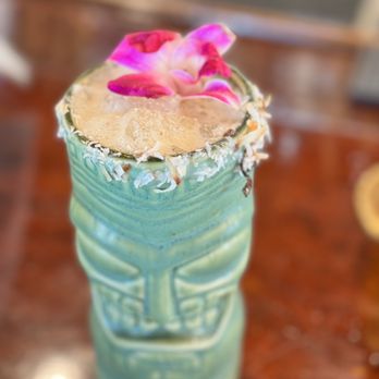 Sugar and Rye - Pain Killer made with Pussers Rum! Toasted Coconut! - Breakfast & Brunch Near Me - Galveston, Texas Sugar and Rye - Pain Killer made with Pussers Rum! Toasted Coconut! - Breakfast & Brunch Near Me - Galveston, Texas