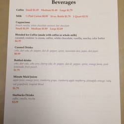 Shipley Do-Nuts - They have tons of different drinks.