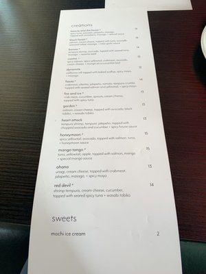 Menu photo 1 Nori Maki Bar Fort Collins, CO