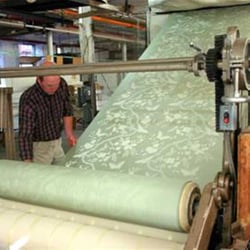 Griswold Textile Co - We prepare all of our fabrics for printing, then print, finish, inspect, and ship from our facility in Westerly, Rhode Island.