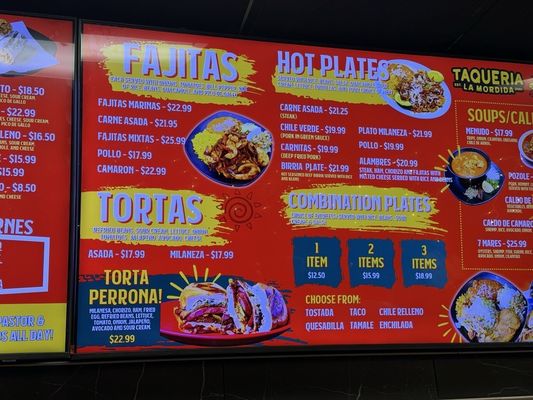 Menu photo 2 La Mordida Taqueria Pacifica, CA