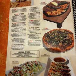 La Hacienda - Menu