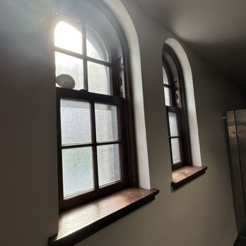 Maltz Performing Arts Center - Beautiful detail - even in the ladies room windows. - Performing Arts Near Me - Cleveland, Ohio