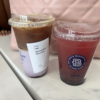 Paris Baguette - blueberry macchiato and blueberry lemonade - Bakeries Near Me - Peoria, Arizona