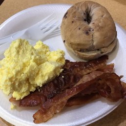 Some of the free breakfast items.