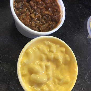 The BBQ SHACK - Mac n cheese- super cheesy Bbq beans- tons of pork in it! - Barbeque Near Me - Fanning Springs, Florida The BBQ SHACK - Mac n cheese- super cheesy Bbq beans- tons of pork in it! - Barbeque Near Me - Fanning Springs, Florida
