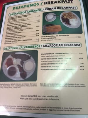 Menu photo 3 Cafe Vinales Miami, FL