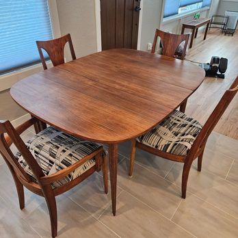 MG Reupholstery & Custom - Finished table with some chairs - Furniture Reupholstery Near Me - Gilroy, California