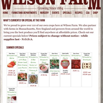 Wilson Farm - Fruits & Veggies Near Me - Lexington, Massachusetts