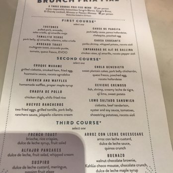 Pisco Y Nazca - Brunch Menu sooooo many choices! - Gastropubs Near Me - Kendall, Florida Pisco Y Nazca - Brunch Menu sooooo many choices! - Gastropubs Near Me - Kendall, Florida