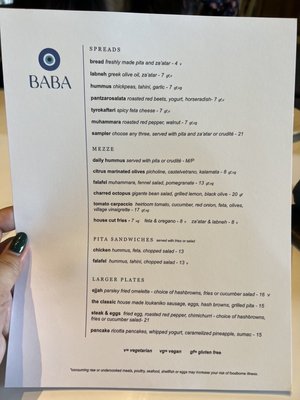Menu photo 7 Baba On Central St. Petersburg, FL Menu photo 7 Baba On Central St. Petersburg, FL