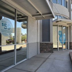 Centennial Modern Dentistry and Orthodontics - Centennial Modern Dentistry and Orthodontics front entrance window signage