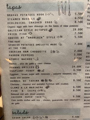 Menu photo 2 Kook Barcelona, B Menu photo 2 Kook Barcelona, B
