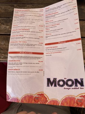 Menu photo 2 The Moon Madrid, M