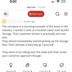 603 Storage Auburn - Spot on only so much worse, even though year after year vacancy is down. This business needs to be shut down.