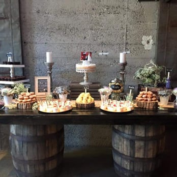 Rustic Events - Their wine barrel table we used for our dessert table - Party Equipment Rentals Near Me - Murrieta, California Rustic Events - Their wine barrel table we used for our dessert table - Party Equipment Rentals Near Me - Murrieta, California