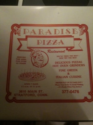 Menu photo 3 Paradise Pizza Restaurant Stratford, CT Menu photo 3 Paradise Pizza Restaurant Stratford, CT