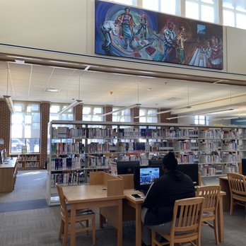 West Pullman Library - Children's area on the other side of the shelves. - Libraries Near Me - Chicago, Illinois West Pullman Library - Children's area on the other side of the shelves. - Libraries Near Me - Chicago, Illinois