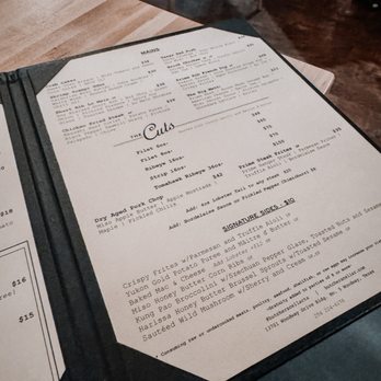 The Butcher's Cellar - Menu - Steakhouses Near Me - Woodway, Texas