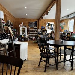 Jefferson Market and General Store - Dining area and some stock items
