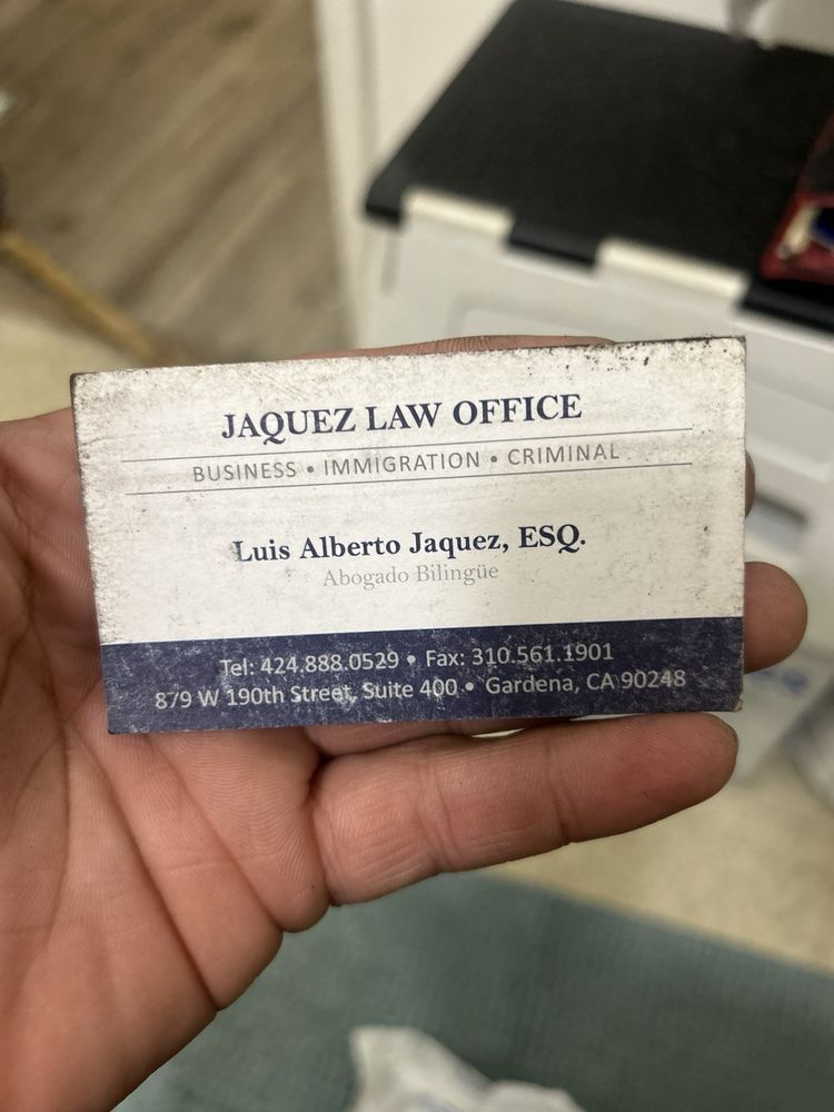 Jaquez Law Office - immigration attorney in Hawthorne, CA