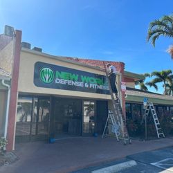 New World Defense & Fitness - Front sign