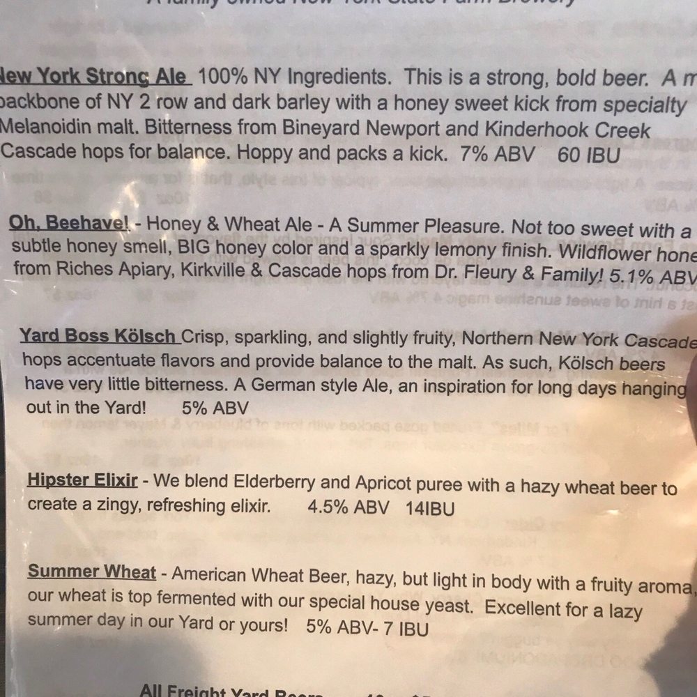 Freight Yard Brewing - Breweries Near Me - Clay, New York
