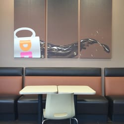 Dunkin' - Small but efficient dining room.