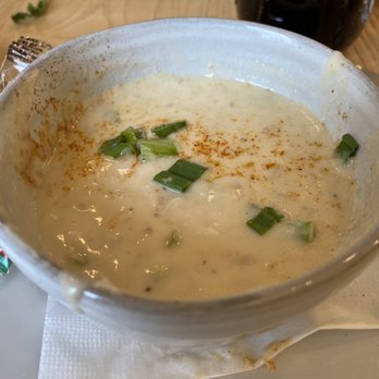 Juniper on Main - Savannah Crab Stew with a few bites missing. The portion is large for a cup. - Southern Near Me - Carmel, Indiana Juniper on Main - Savannah Crab Stew with a few bites missing. The portion is large for a cup. - Southern Near Me - Carmel, Indiana