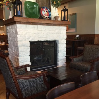 Taziki's Mediterranean Cafe - Tulsa - A cozy fireplace spot. - Mediterranean Near Me - Tulsa, Oklahoma